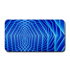 Blue Background Light Glow Abstract Art Medium Bar Mats by Nexatart