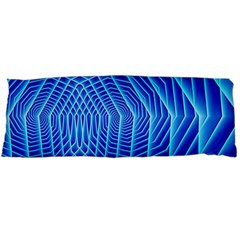 Blue Background Light Glow Abstract Art Body Pillow Case (dakimakura)