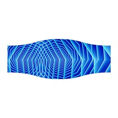 Blue Background Light Glow Abstract Art Stretchable Headband