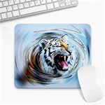 Tiger Animal Art Swirl Decorative Large Mousepads Front