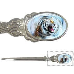 Tiger Animal Art Swirl Decorative Letter Openers by Nexatart