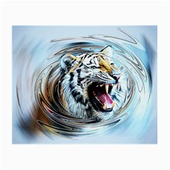 Tiger Animal Art Swirl Decorative Small Glasses Cloth by Nexatart