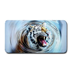 Tiger Animal Art Swirl Decorative Medium Bar Mats by Nexatart