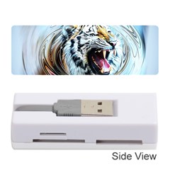 Tiger Animal Art Swirl Decorative Memory Card Reader (stick)  by Nexatart