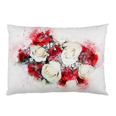 Flowers Roses Bouquet Art Nature Pillow Case (two Sides) by Nexatart