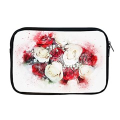 Flowers Roses Bouquet Art Nature Apple Macbook Pro 17  Zipper Case by Nexatart