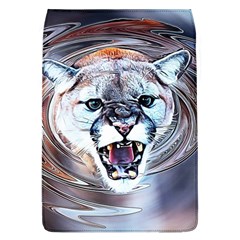 Cougar Animal Art Swirl Decorative Flap Covers (l)  by Nexatart