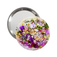 Flowers Bouquet Art Nature 2 25  Handbag Mirrors by Nexatart