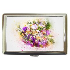 Flowers Bouquet Art Nature Cigarette Money Cases by Nexatart