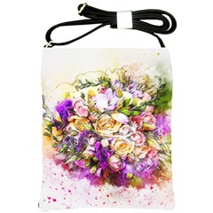 Flowers Bouquet Art Nature Shoulder Sling Bags by Nexatart