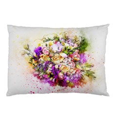 Flowers Bouquet Art Nature Pillow Case (two Sides) by Nexatart