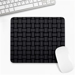 Background Weaving Black Metal Large Mousepads by Nexatart