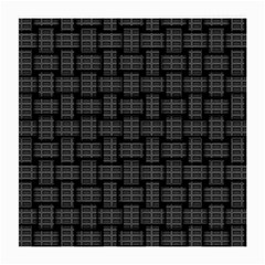 Background Weaving Black Metal Medium Glasses Cloth (2-side) by Nexatart