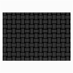 Background Weaving Black Metal Large Glasses Cloth by Nexatart