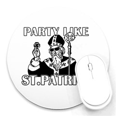  St  Patricks Day  Round Mousepads by Valentinaart