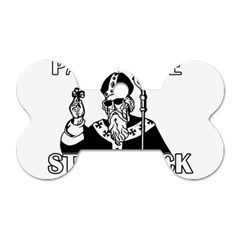  St  Patricks Day  Dog Tag Bone (two Sides) by Valentinaart