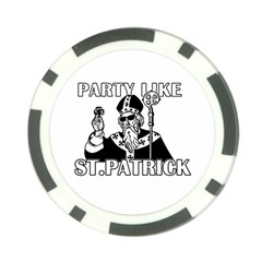  St  Patricks Day  Poker Chip Card Guard by Valentinaart