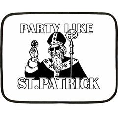  St  Patricks Day  Double Sided Fleece Blanket (mini)  by Valentinaart