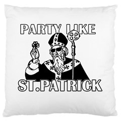  St  Patricks Day  Large Cushion Case (two Sides) by Valentinaart