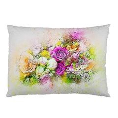 Flowers Bouquet Art Nature Pillow Case by Nexatart