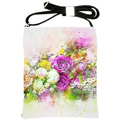 Flowers Bouquet Art Nature Shoulder Sling Bags by Nexatart