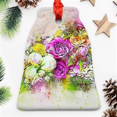 Flowers Bouquet Art Nature Ornament (bell)