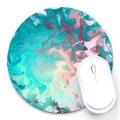 Background Art Abstract Watercolor Round Mousepads by Nexatart