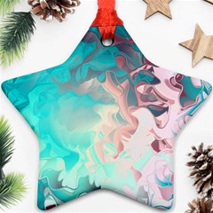 Background Art Abstract Watercolor Star Ornament (two Sides) by Nexatart