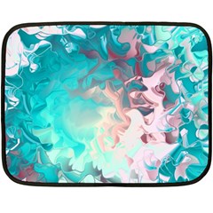 Background Art Abstract Watercolor Double Sided Fleece Blanket (mini)  by Nexatart