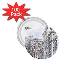 Architecture Building Design 1.75  Buttons (100 pack) 