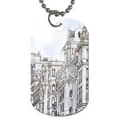 Architecture Building Design Dog Tag (One Side)