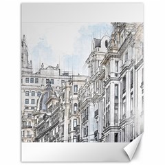 Architecture Building Design Canvas 12  x 16  