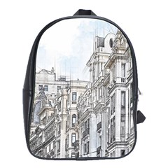 Architecture Building Design School Bag (Large)