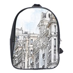 Architecture Building Design School Bag (XL)