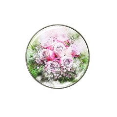 Flowers Bouquet Art Nature Hat Clip Ball Marker (4 Pack) by Nexatart