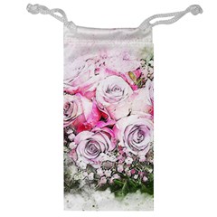 Flowers Bouquet Art Nature Jewelry Bag by Nexatart