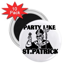  St  Patricks Day  2 25  Magnets (10 Pack)  by Valentinaart