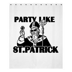  St  Patricks Day  Shower Curtain 60  X 72  (medium)  by Valentinaart