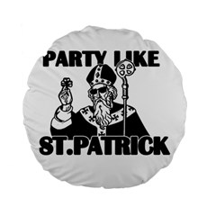  St  Patricks Day  Standard 15  Premium Round Cushions by Valentinaart