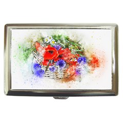 Flowers Bouquet Art Nature Cigarette Money Cases by Nexatart