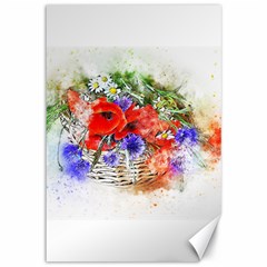 Flowers Bouquet Art Nature Canvas 12  X 18   by Nexatart