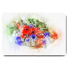 Flowers Bouquet Art Nature Large Doormat  by Nexatart