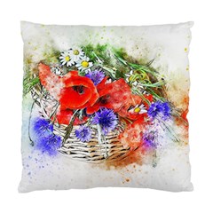 Flowers Bouquet Art Nature Standard Cushion Case (one Side) by Nexatart