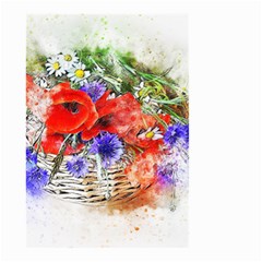 Flowers Bouquet Art Nature Small Garden Flag (two Sides) by Nexatart