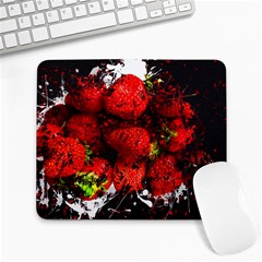 Strawberry Fruit Food Art Abstract Large Mousepads