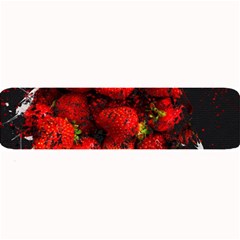 Strawberry Fruit Food Art Abstract Large Bar Mats by Nexatart