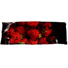 Strawberry Fruit Food Art Abstract Body Pillow Case Dakimakura (two Sides)