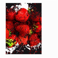 Strawberry Fruit Food Art Abstract Large Garden Flag (Two Sides)