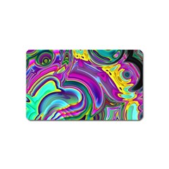 Background Art Abstract Watercolor Magnet (name Card) by Nexatart