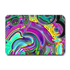 Background Art Abstract Watercolor Small Doormat  by Nexatart